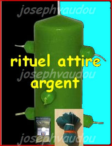 rituel vaudou attire argent avec bougie 7 mèches