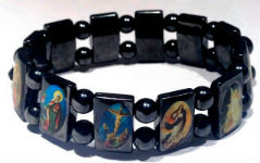 bracelet des saints en hematite
